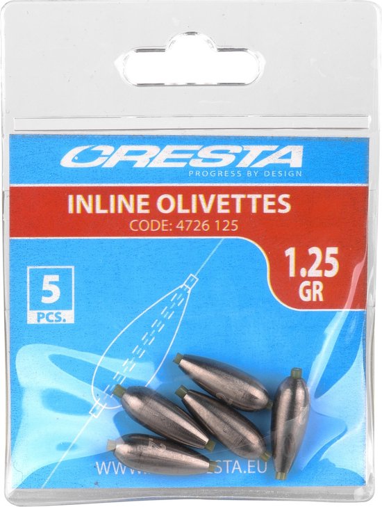 Cresta Inline Olivettes - Maat : 1.00g van Merkloos