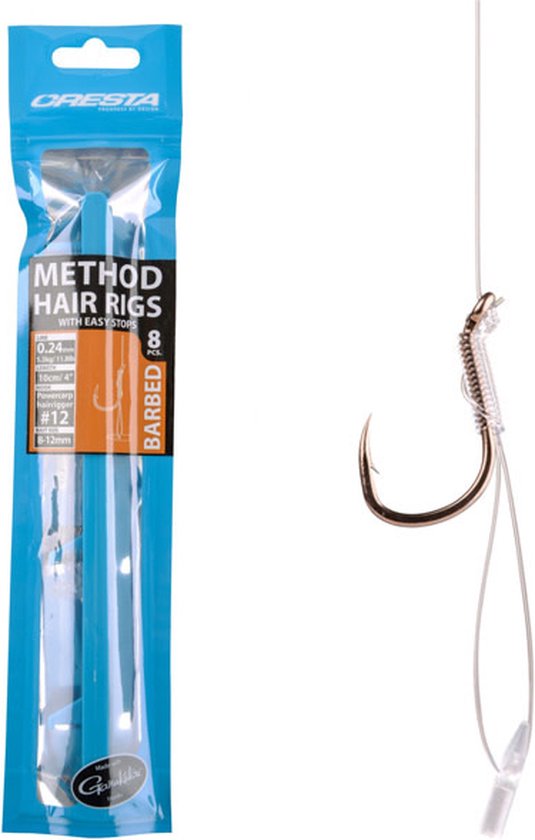 Cresta Method Hair Rig Easy Stop Barbed
