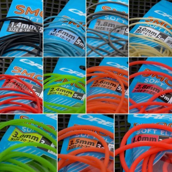 Cresta Smooth Soft Elastic - Maat : 1.00mm (5m) van Merkloos