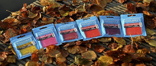 Cresta Spaghetti Worms (8-11-22mm) Semi Floating - Kleur : Worms Pink van Cresta