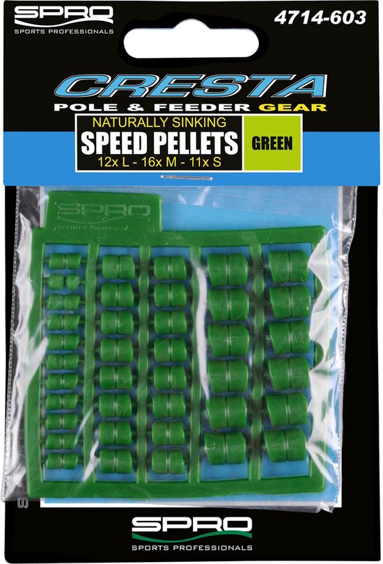 Cresta Speed Pellets Sinking Groen van Cresta