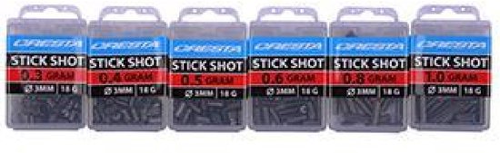 Cresta Stick Shot - Maat : Dia 2mm - 0.25gr