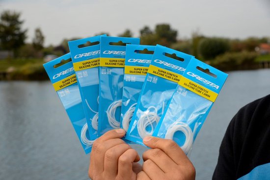 Cresta Super Stretch Silicone Tube 100cm - Maat : 0.4mm van Cresta