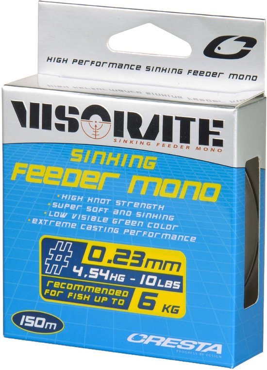 Cresta Visorate Sinking Feeder Mono 150m - Maat : 0.20mm