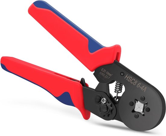 Crimping plier zelfaanpassend - ergonomische grip - precisie crimping - voor AWG23-7/0.25-10mm² - ShopVlot
