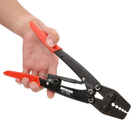Crimping pliers 1.25-10mm - carbon staal - ergonomisch ontwerp - ideaal voor kabels - ShopVlot