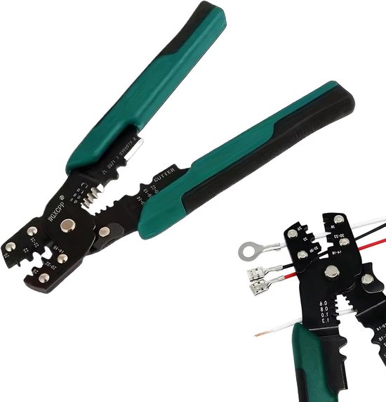 Crimping pliers - crimping tool - elektrische connector crimping - strippende en draad crimping voor elektricien onderhoud van Merkloos