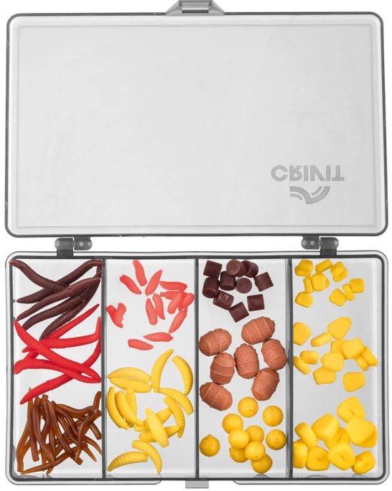 Crivit Lokaas set Kunstmatige natuurlijk Lokaas - 115-delig van Crivit