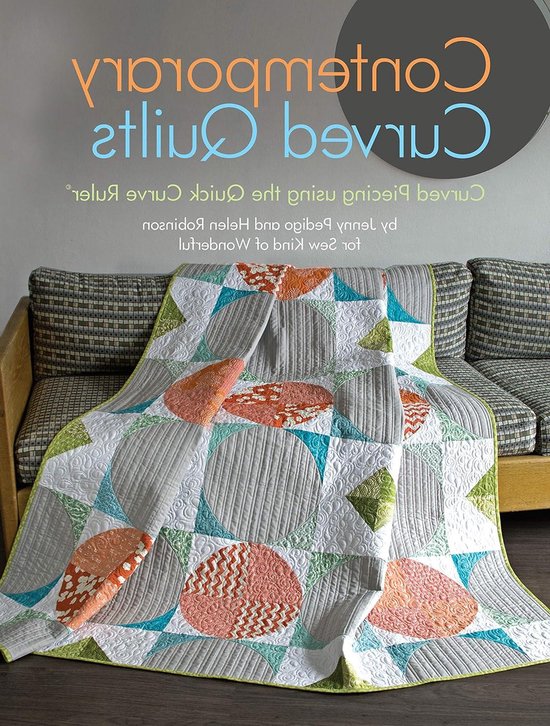 Curved Quilts Boek - Naaien Patronen - Quilten Leren - Met Quick Curve Ruler - 20 x 27 cm van Merkloos