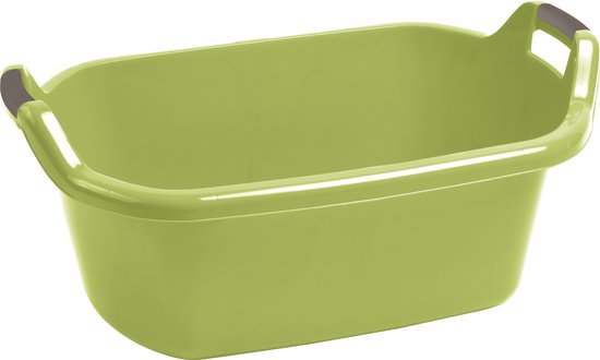 Curver - Ovale Miska - 55L - Groen - Met Handvatten van Merkloos