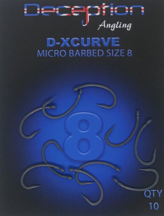 D-XCURVE Micro Barbed Hook - Size 8 van Drennan