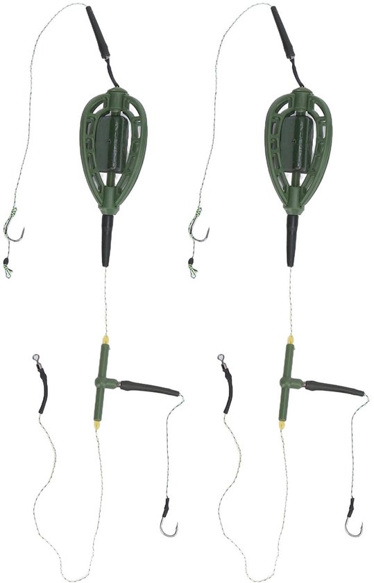 Dailygoods - 2 stuks lichtgewicht karpervissen feeders kooi