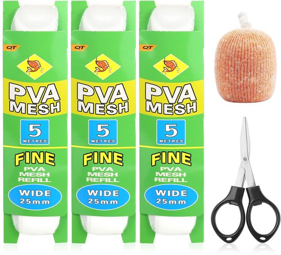 Dailygoods - 3 Stks Mesh Refill met Schaar - Karper Vissen Accessoires