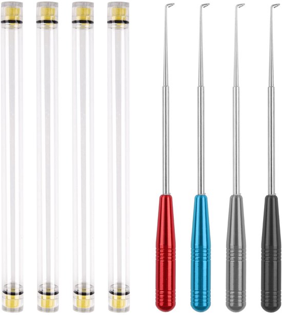 Dailygoods - 4Pcs Vissen Haak Verwijderaar - Snelle Ontkoppel Tool met Opbergdoos