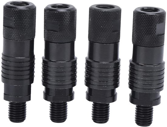Dailygoods - Aluminium Quick Release Connector - 4-delige set - Vissersalarm en Steunen - Vissersaccessoires - Hoogwaardige kwaliteit - Eenvoudig te g...