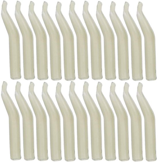 Dailygoods- Anti Klitten Mouwen 100 Stuks - PE Mouwen 20mm - Vis Accessoires - Karpervissen - Professioneel Gereedschap - Hoogwaardige Kwaliteit - Visaccessoires