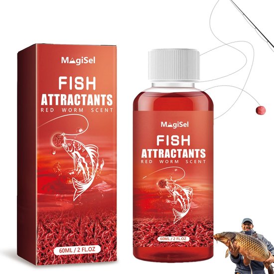 Dailygoods - Bait Scent Vislokstof voor aas, lokstof vissen, natuurlijke bait scent visaantrekkers voor baits, vislokstof, geconcentreerd aas, lokstoffen, geuraas, outdoor, vissen, accessoires, 60 ml
