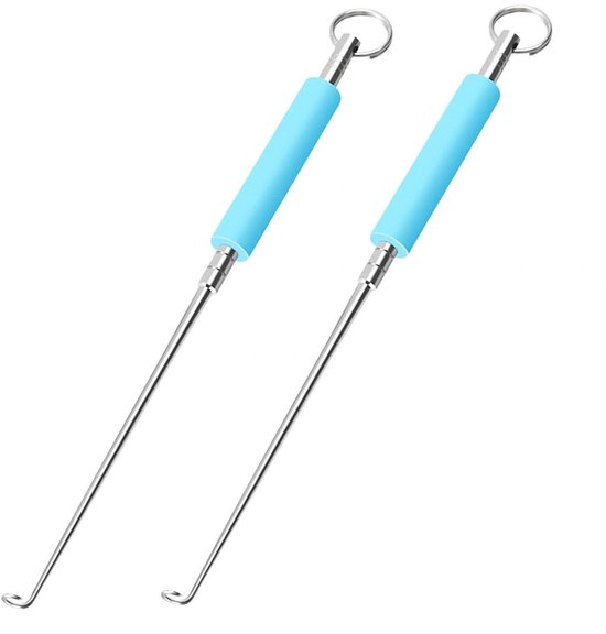 Dailygoods - Dailygoody - Afvoergereedschap vissen - Veilige haakverwijderaars - 2 stuks - Roestvrijstaal - Visserij accessoire - Voor het verwijderen van haken -