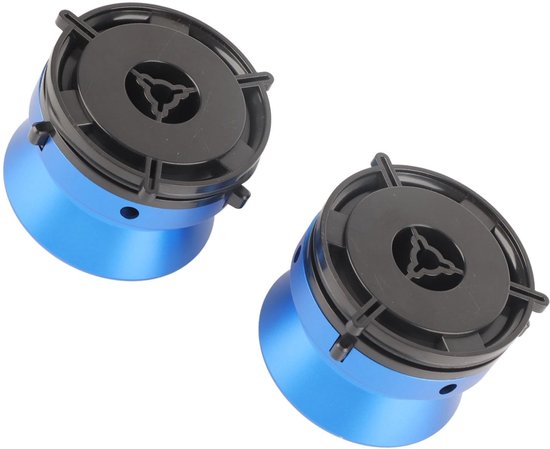 Dailygoods - Dailygoody Hub Adapters - Tape Reel Adapter - Aluminiumlegering - Blauw - Voor reel to reel recorders - Compact en sterk