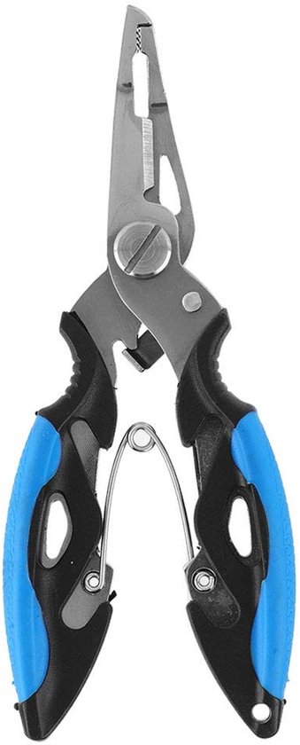 Dailygoods - Dailygoody - Vissen Krimptang - Vissentang - Duurzaam ontwerp - Blauw - Vishaak remover - Perfecte visgereedschap - Voor de enthousiaste visser - Comp..