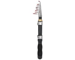 Dailygoods- Hengel Draagbaar 1,5m - Telescopische Hengel - Antislip Handvat - Zeevisserij - Zoetwater/Vijvervisserij - Fijne Afwerking - Visstok