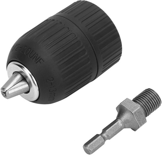 Dailygoods - Keyless Chuck Quick Change Adapter 2-13mm met Hex Shaft