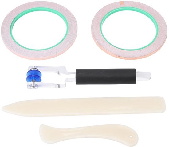 Dailygoods- Koperfolietape 5 Mm - Inclusief Accessoires - 2 Rollen