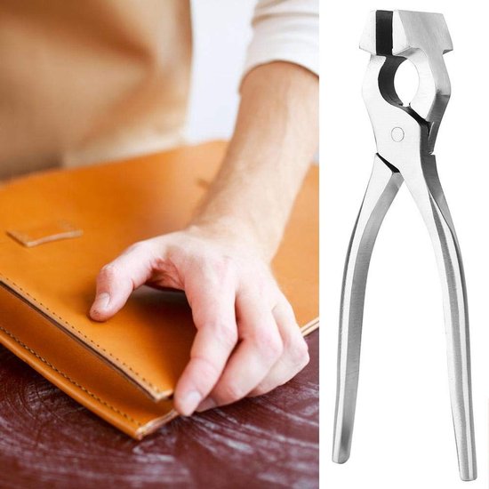 Dailygoods- Lederen Gereedschap Hoogwaardige Staal - Lederen Tang