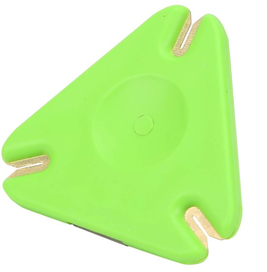 Dailygoods- Lijnsnijder Gevlochten Stripper - Visgerei Accessoire - Hoogwaardig PP-Kunststof - Koperen Mes - Multifunctioneel - Compact 40x35mm