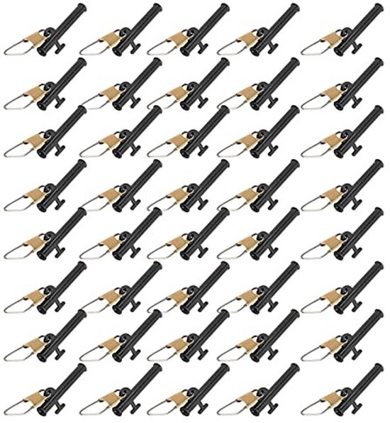 Dailygoods- Loodzak 4 Stuks - Robuust Metaal/ABS - Schuifclip - Gewicht Aansluiting - Zoutwater Accessoire - Schokbestendig - Vissysteem