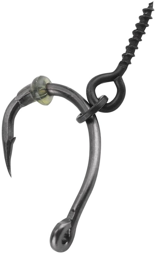 Dailygoods- Ronnie Rigs 30 Stuks - Karpervissen - Aas Stoppers - Aas Schroeven - Terminal Tackle - Eenvoudig te gebruiken - Karperhaak