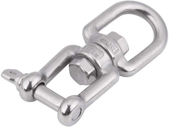 Dailygoods- Schakel 6mm - Schakelring - Schakelbeugel - Roestvrij Staal - Duurzaam - Eenvoudige installatie - Haak