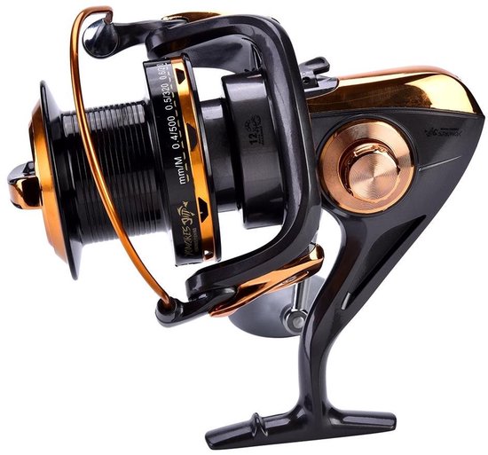 Dailygoods - Spinning Reel - Vissen - Hoge Snelheid - 12+1BB - Metaal en Plastic - Voor Zoutwater en Zoetwater - 8000/9000/10000