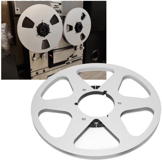 Dailygoods- Takeup Reel 10 Inch - Lege Tape Haspel - Aluminium