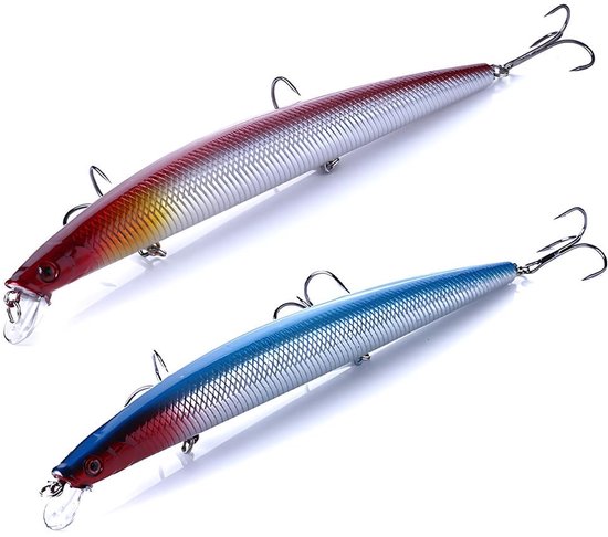 Dailygoods- Visaas 26 g - Kunstaas voor Vissen - Snoek/Zeebaars - Levensecht Ontwerp - Aerodynamische Vorm - Hoogwaardig Lokaas