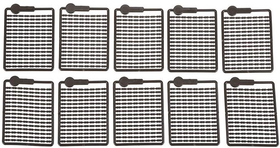Dailygoods- Visaas Duurzaam - Lichtgewicht - Veilig - Voor Camping/Piknik - 10 Stuks - Geschikt voor Boilies en Haarrigs - Visgerei