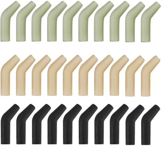 Dailygoods- Vishaak 30 Stuks - TPR Aligner - Lengte 11 Mm - Voor 2/4/6/8 Vishaken - Geschikt voor Zoetwater/Zoutwater - Verbeterd Vissucces - Haakaccessoires van Dailygoods