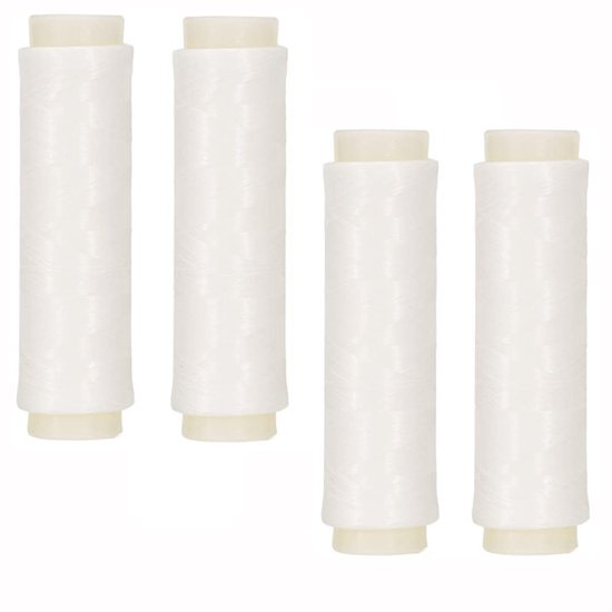 Dailygoods- Vislijn 0,15 mm - Nylon - Zacht - Sterk - 200 m - 4 Stuks - Duurzaam - Vissnoer