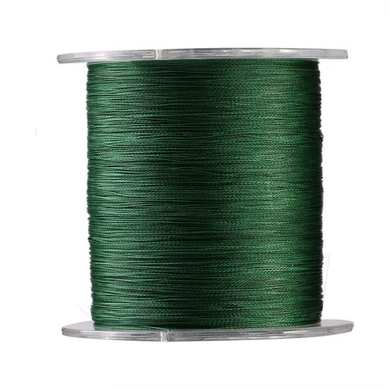 Dailygoods- Vislijn 300m - Gevlochten 4 Strengen - Super Sterk - Multifilament - Hoge Taaiheid - Grote Abrasie Bestendigheid - Visdraad