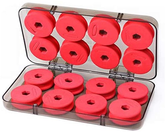 Dailygoods- Vislijn Organizer Lichtgewicht - 16 Stuks - Foam Opslag Spoelen - Vissen Winding Board - Vliegvissen/Karpervissen - Sneldrogend Materiaal - Vislijnhouder