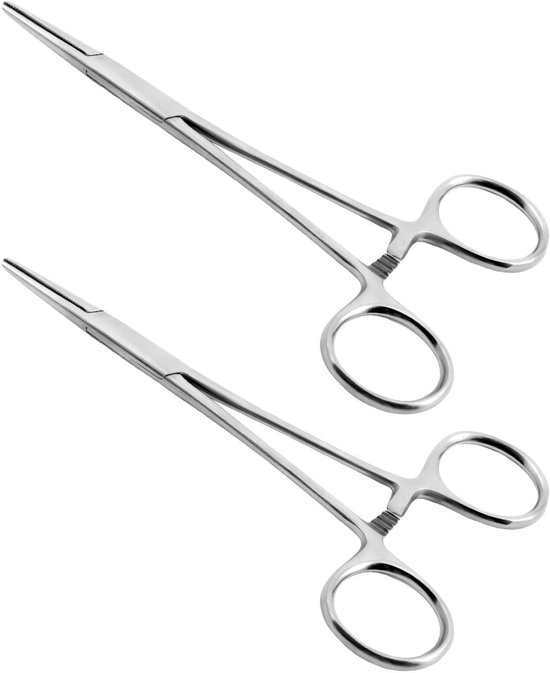 Dailygoods- Vistang Roestvrij Staal - Multifunctioneel Gereedschap - Precisie Pincet - Antislip Griptang - 13 cm - Verstelbare Sluiting