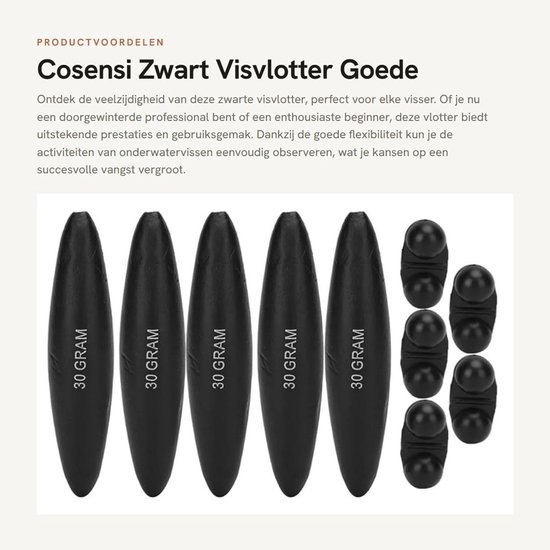 Dailygoods- Visvlotter Hoge Sterkte - Visdobbers - Goede Flexibiliteit - Eenvoudig Ontwerp - Voor Sportvissers - 5 Stuks - Visdobber