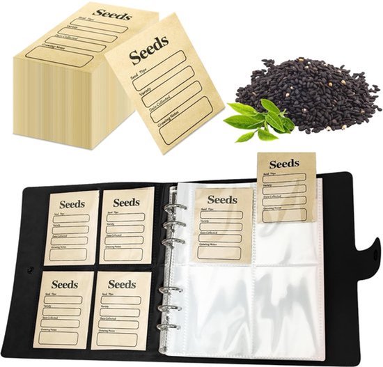 Dailygoods- Zaadopbergers 100 Stuks - Hersluitbare Enveloppen