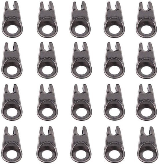 Dailygoody - 20 Stuks Bronzen Schoenvetersluiting - Laces Hooks
