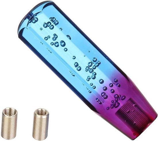 Dailygoody - Blauw/Paarse Styling - 15cm Diamant Gear Shift Knop