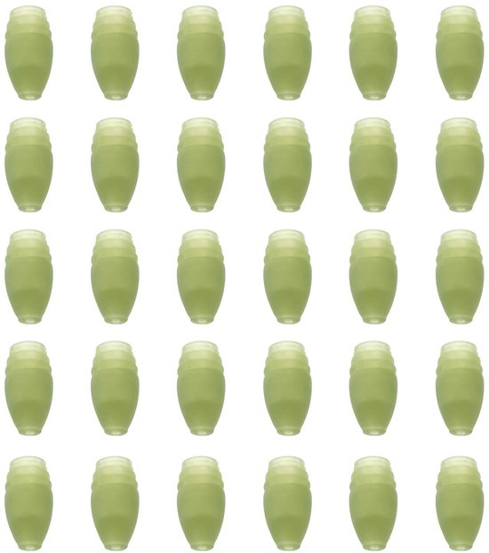 Dailygoody - Groene Elastische Rubber Connectors - Visgerei Rigs - Duurzaam en Flexibel - Groen - Stop Bead - 30 Stuks - Geschikt voor Karpervisserij ...
