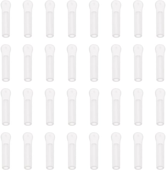Dailygoody - Siliconen Float Adapters - Vervangende Onderdelen - Transparant - 60 Stuks - Visgerei Accessoires - Geschikt voor Karper en Match Vissen