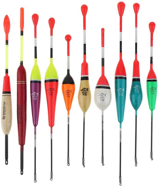 Dailygoody - Visdobber - Forelhout Vlotter - Ondersteunt Rock Fishing - Ovale Stok - Hoogwaardige Vlottercoating - Geschikt voor Ocean Fishing