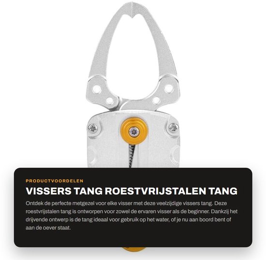 Dailygoody - Vissers Tang - Roestvrijstalen Tang - Lichtgewicht en