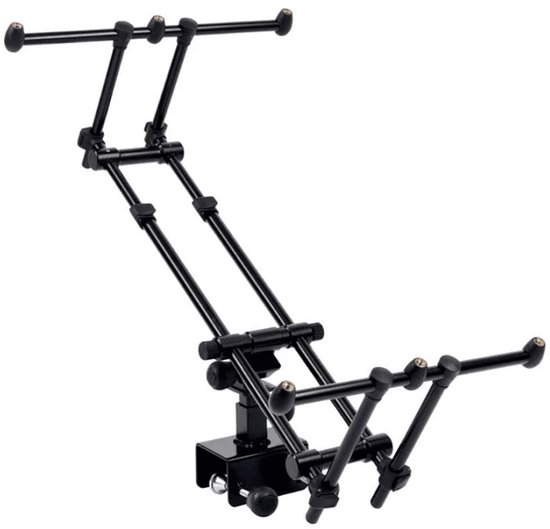 Daiwa - Boot - Rodpod - Boot rodpod - Geschikt voor een reling tot 5cm - Voor 3 hengels - inclusief draagtas